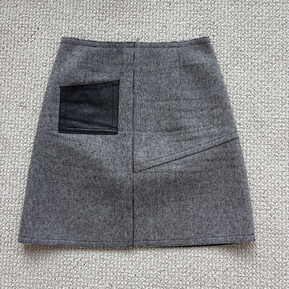 Sandro Wool Mini Skirt